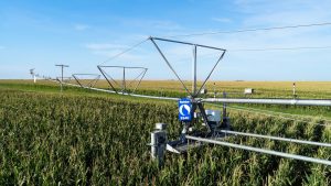 A Reinke swing arm corner with ESAC installed.